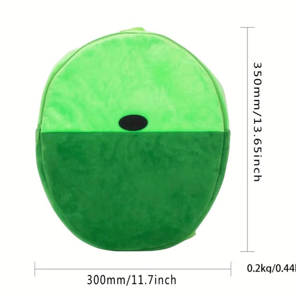 Adventure Time - Finn the Human Green Backpack - NWOT - measurements in pics - Picture 2 of 11